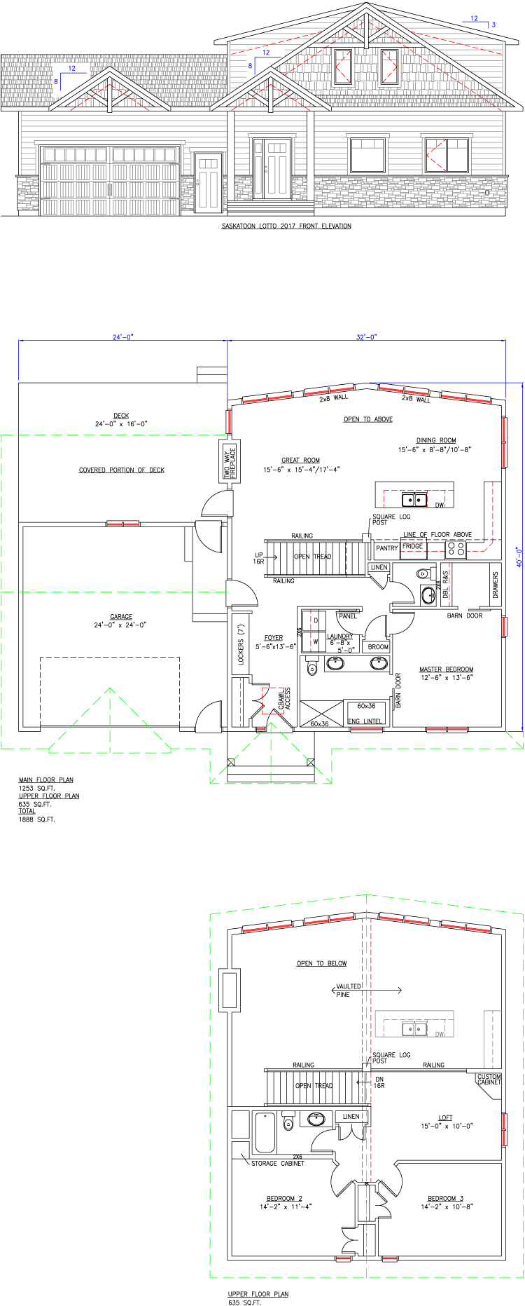 SASKATOON HOSPITAL HOME LOTTERY 2017 Floor Plan