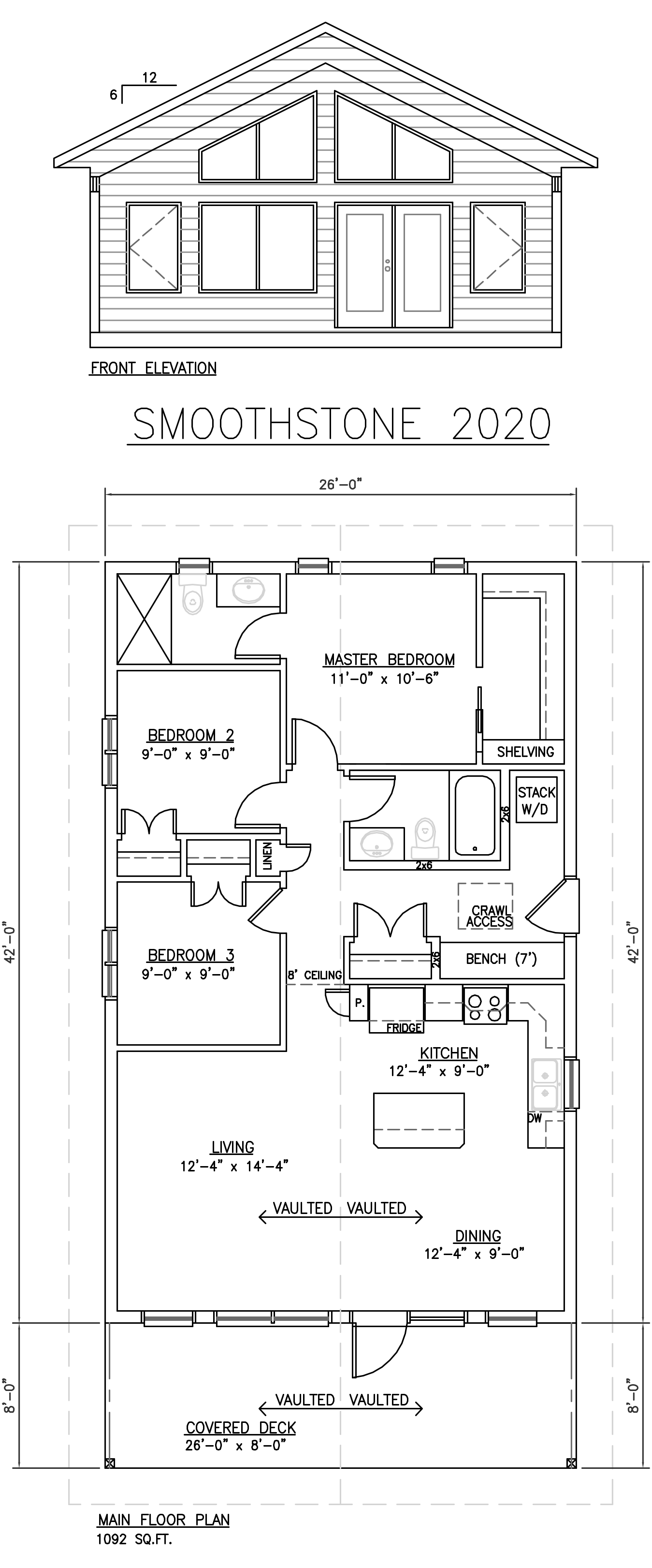 SMOOTHSTONE PRE-DESIGN 2020 Floor Plan