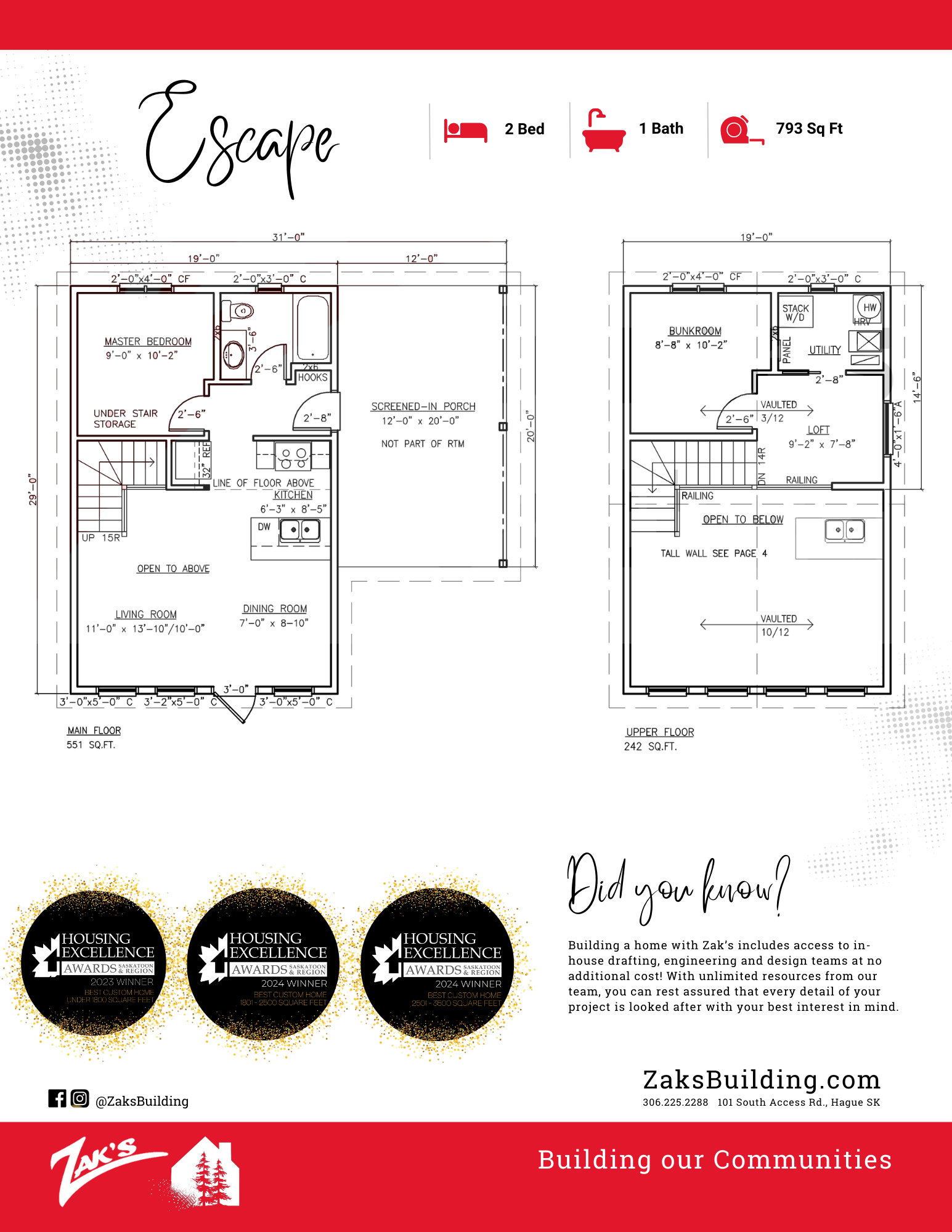 ESCAPE SIMPLE HOME Floor Plan