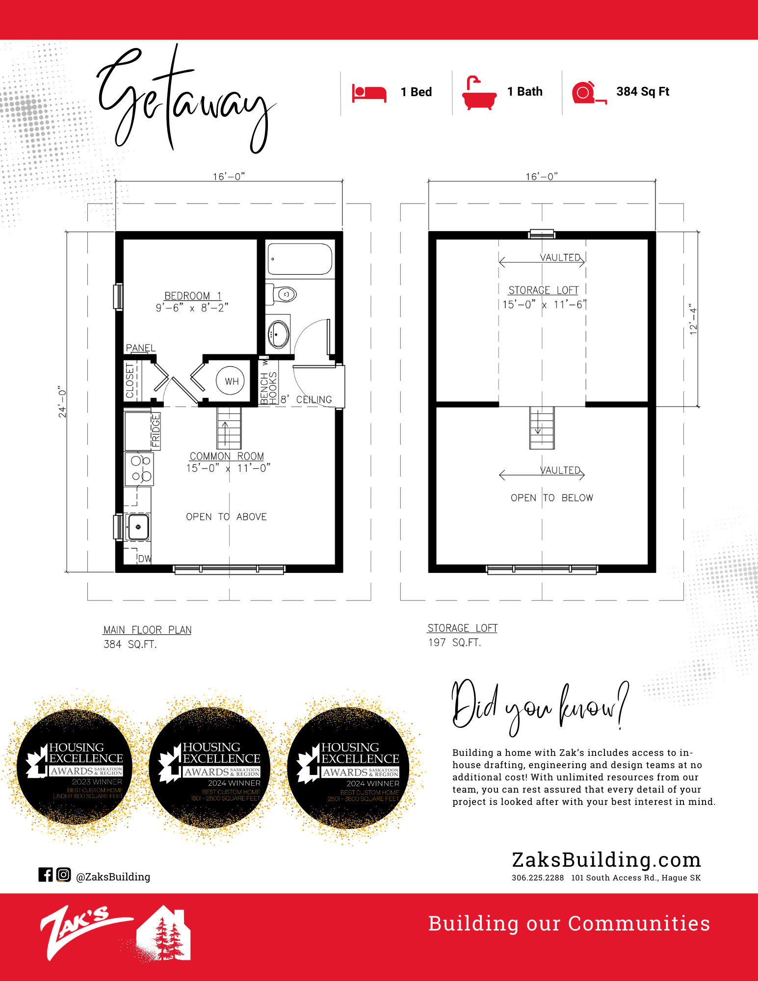 GETAWAY SIMPLE HOME Floor Plan