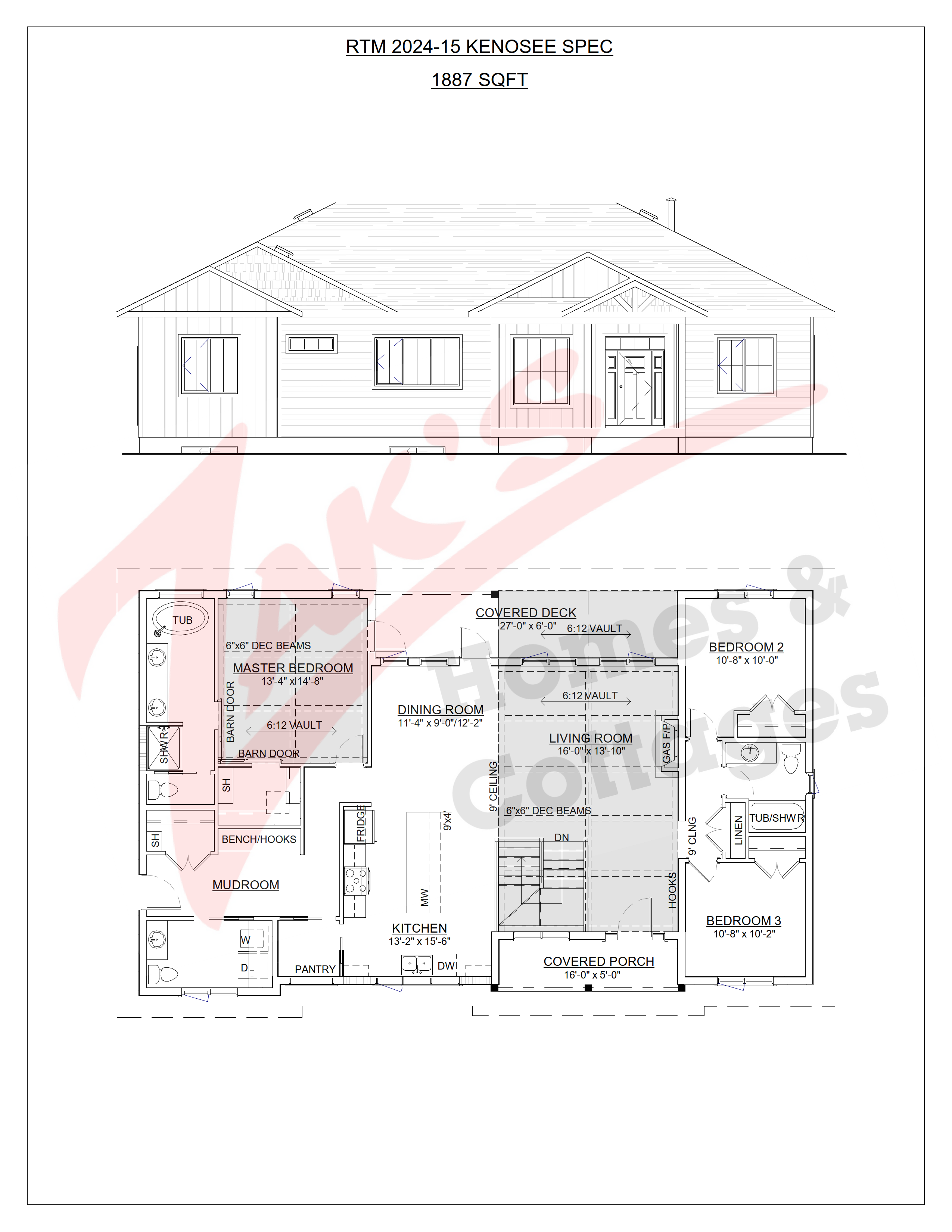 KENOSEE PRE-DESIGN $434,200 Floor Plan