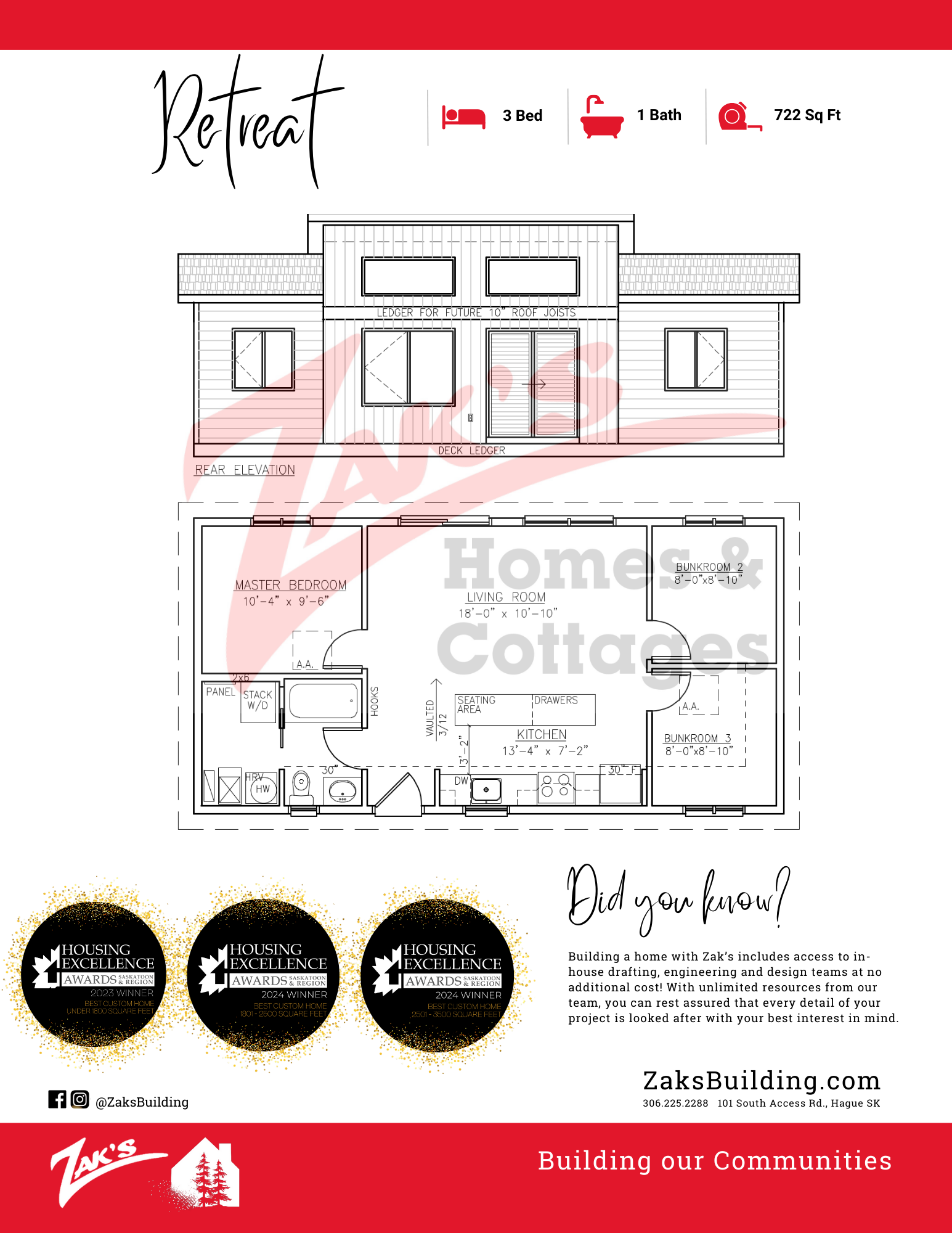 SOLD! RETREAT SIMPLE HOME $177,000 Floor Plan