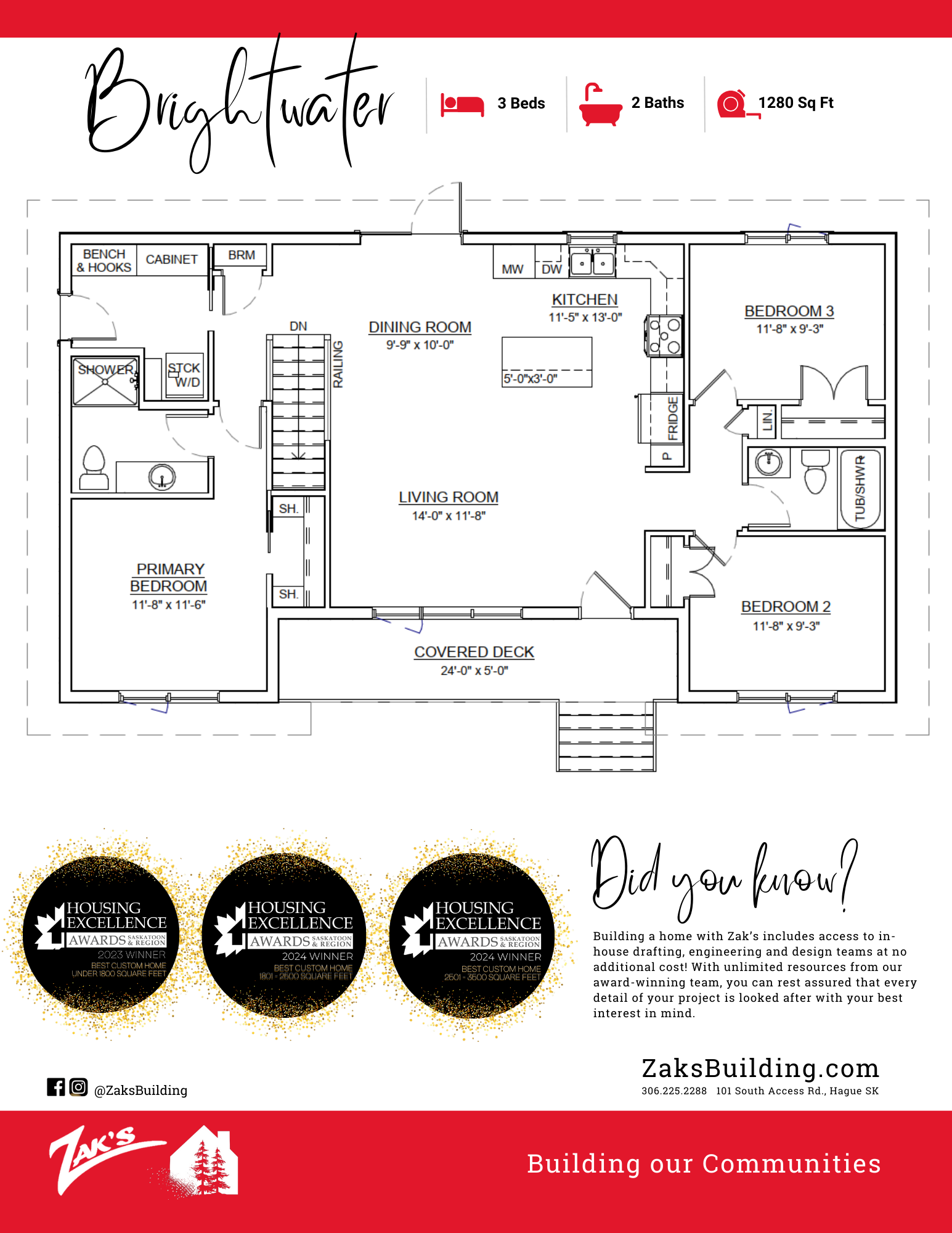 SOLD! BRIGHTWATER $286,400 Floor Plan