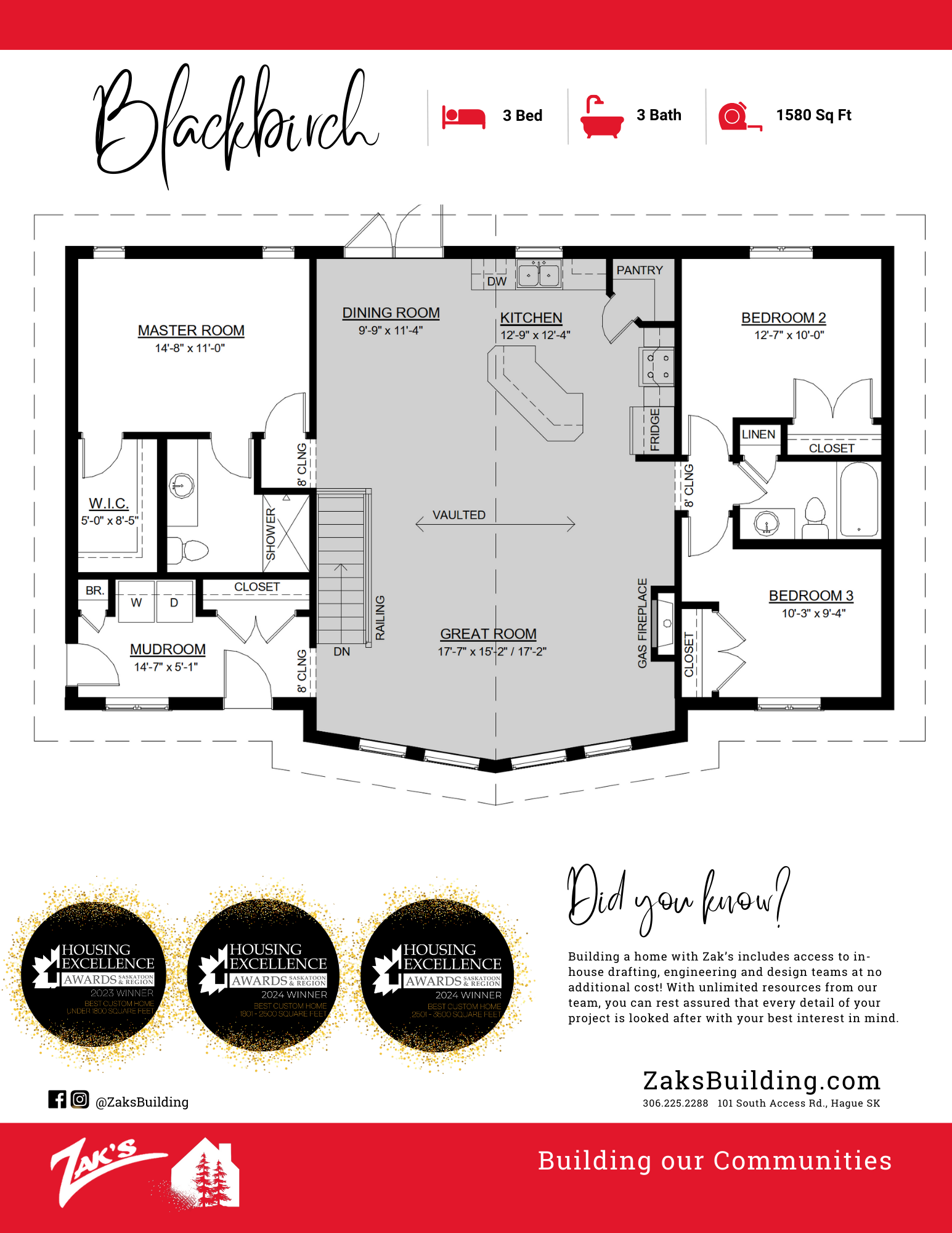 SOLD! BLACKBIRCH PREDESIGN 2024 Floor Plan